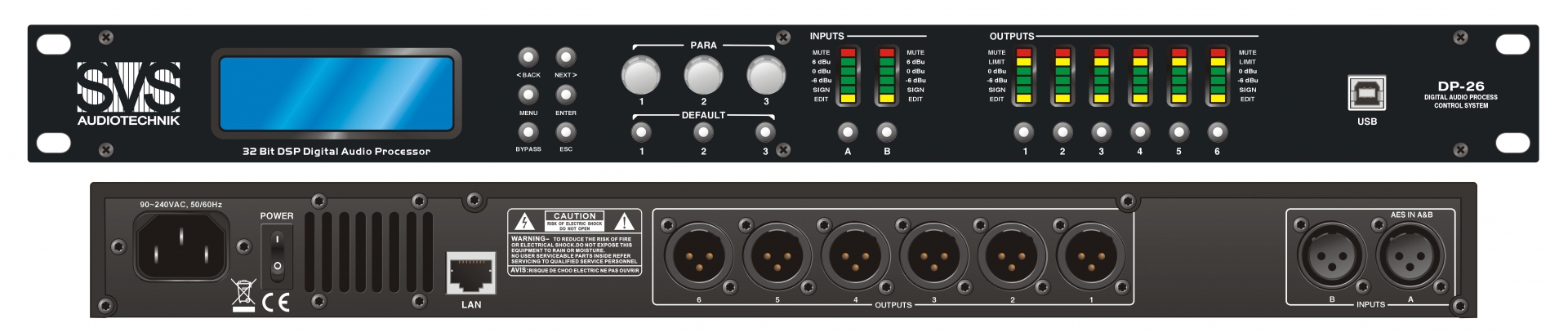SVS Audiotechnik DP-26 Цифровой процессор: 2 входа 6 выходов в Абакане
