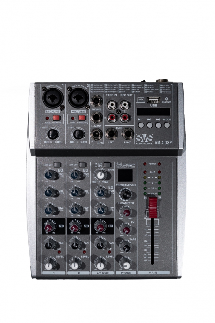 SVS Audiotechnik mixers AM-4 DSP Аналоговый микшерный пульт, 4-канала в Абакане