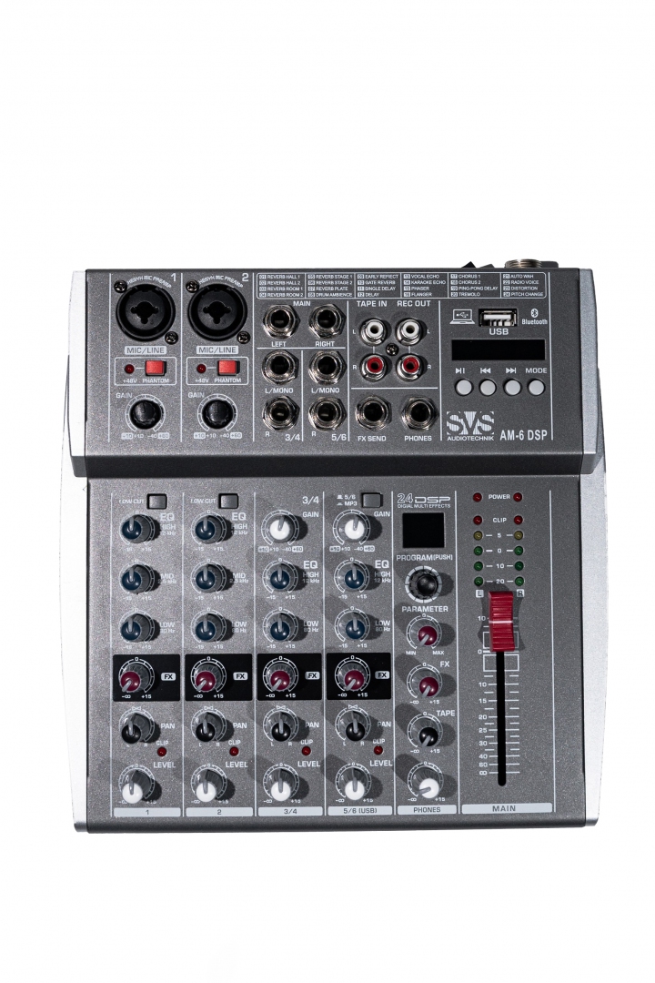 SVS Audiotechnik mixers AM-6 DSP Микшерный пульт аналоговый, 6-канальный SVS Audiotechnik mixers в Абакане